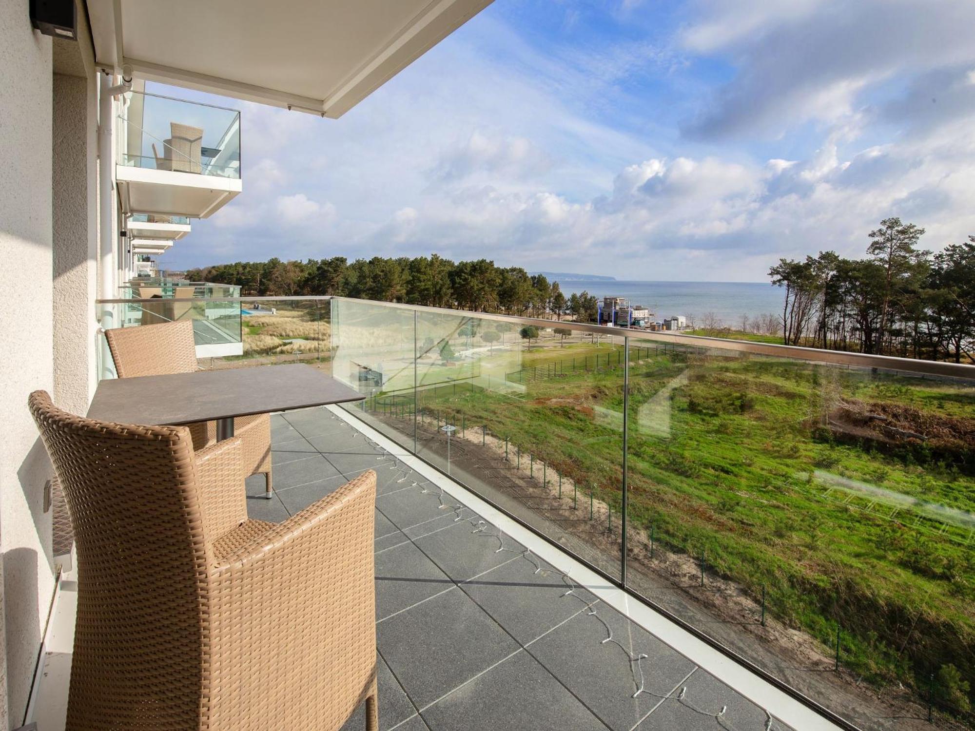 Duenenresidenz Prora - Ferienwohnung Mit Meerblick, 2 Schlafzimmern, Sauna Und Balkon Np-404 빈츠 외부 사진
